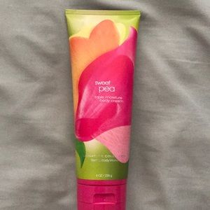 Bath and Body Sweet Pea body cream